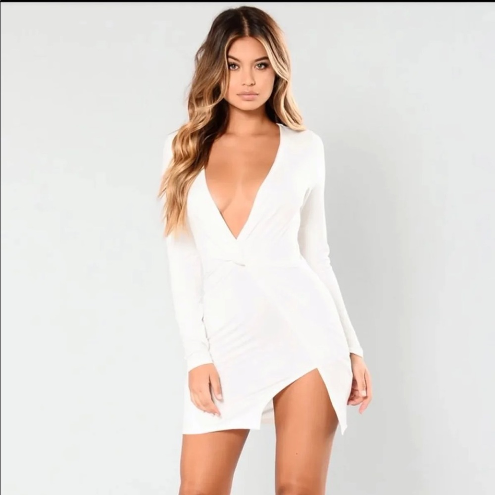 White sexy dress